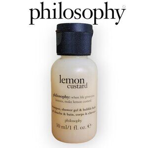 Philosophy Lemon Custard 3-in-1 Shower Gel 30mL Travel Size Shampoo & Body Wash